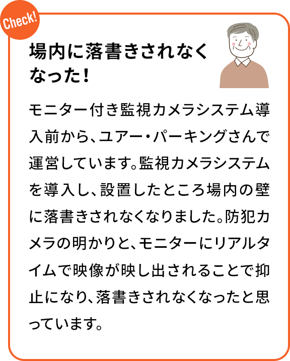 場内に落書きされなくなった!